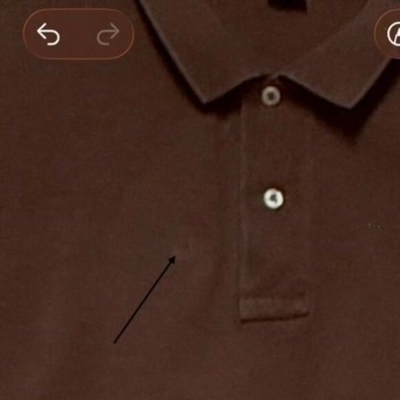 Polo By Ralph Lauren Brown Long Sleeve Pima Cotton Mesh Polo Shirt XL Mens - Picture 7 of 8